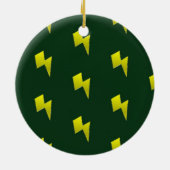 黄稲妻ボルトパターン セラミックオーナメント (裏面)