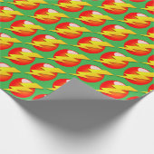 黄稲妻ボルト ラッピングペーパー (角)