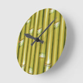 黄竹 ラウンド壁時計 (傾斜)