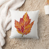 黄紅葉枕 クッション (ブランケット)