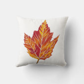 黄紅葉枕 クッション (裏面)