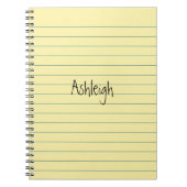 黄紙 ノートブック (正面)