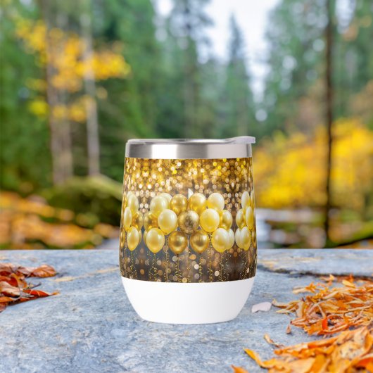 黄素晴らし色および金ゴールド《写真》ぼけ味バルーン (アウトドア)