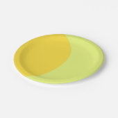 黄素晴らし色 ペーパープレート (アングル)