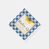 黄素朴ひまわりベビーQ スタンダードカクテルナプキン (角)