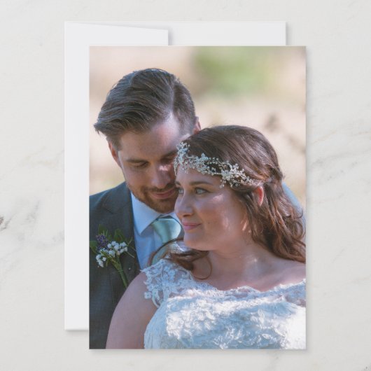 黄素朴ひまわり新着写真 サンキューカード (裏面)