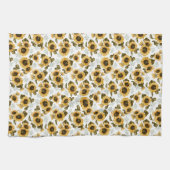 黄素朴ひまわり キッチンタオル (横)