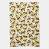 黄素朴ひまわり キッチンタオル (縦)