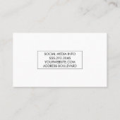 黄素朴色のグランジ背景 名刺 (裏面)