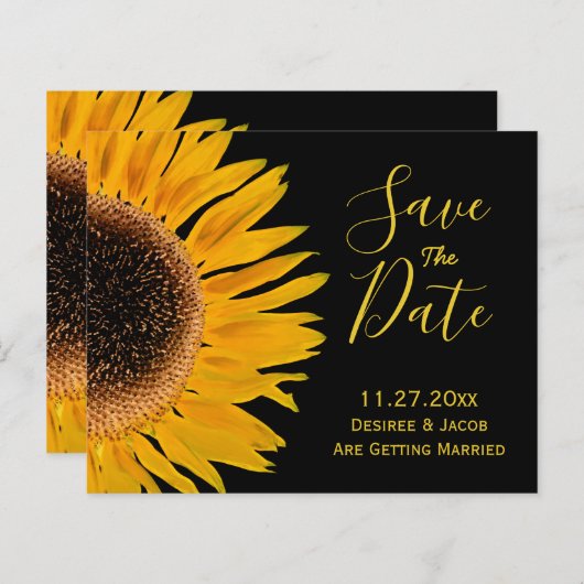 黄素朴色の黒ひまわり予算の保存日 (正面/裏面)