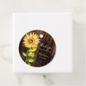 黄素朴色ひまわり子供の誕生日パーティー フェイバータグ (インサイチュ)