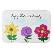 黄紫明るい赤紫色花