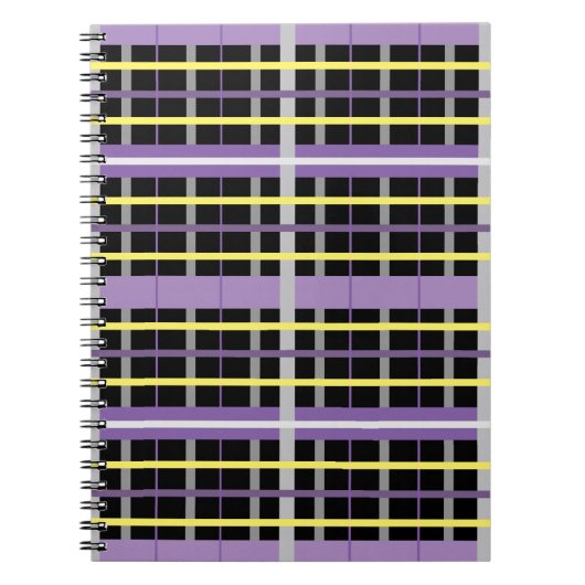 黄紫色のプライド ノートブック (正面)