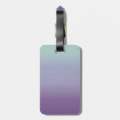 黄紫色の気泡 ラゲッジタグ (裏面縦)