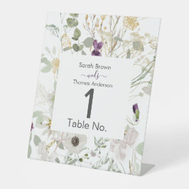 黄結婚カラフル色と紫 台座サイン