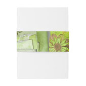 黄結婚緑 招待状ベリーバンド (裏面例)