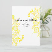 黄結婚色決勝 招待状 (スタンド正面)