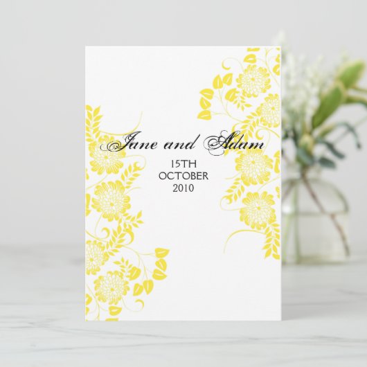 黄結婚色決勝 招待状 (スタンド正面)