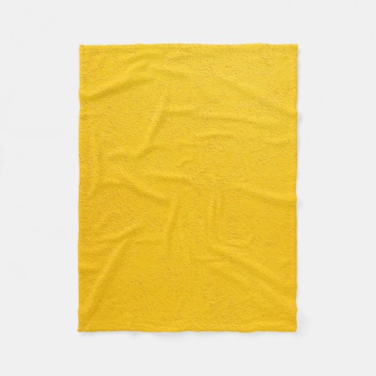 黄絵を描壁 フリースブランケット (正面)