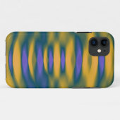 黄絵を描色と青の背景 Case-Mate iPhoneケース (裏面(横))