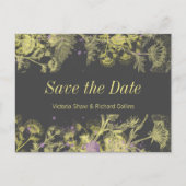 黄絵を描色の花 案内ポストカード (正面)