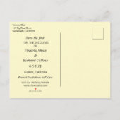 黄絵を描色の花 案内ポストカード (裏面)