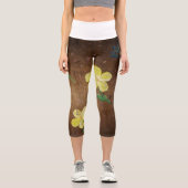 黄絵を描頭 カプリレギンス (正面)