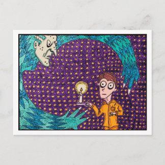 「黄絹パジャマ」はがき ポストカード