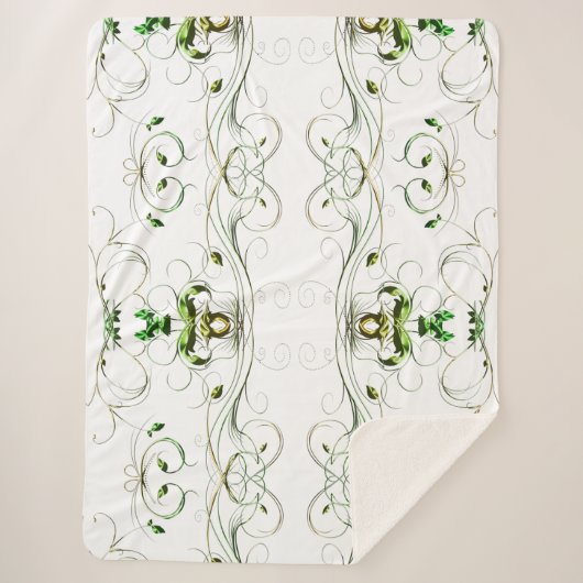 黄緑のつる植物 シェルパブランケット (正面)