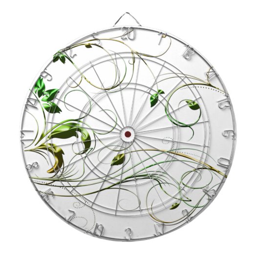 黄緑のつる植物 ダーツボード (正面)