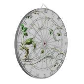 黄緑のつる植物 ダーツボード (正面左)