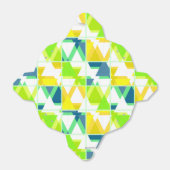 黄緑の抽象的なもの フェイバーボックス (折り畳みなし)