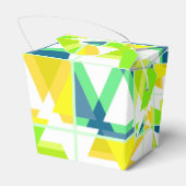 黄緑の抽象的なもの フェイバーボックス (裏面サイド)