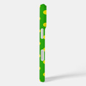 黄緑の水玉模様デザイン Case-Mate iPhoneケース (裏面 / 右)