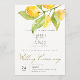 黄緑色の水色のオリーブ結婚の葉 招待状