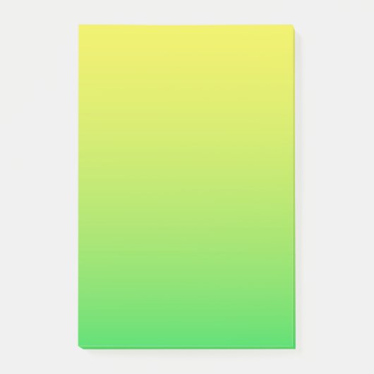 黄緑色 ポストイット (正面)