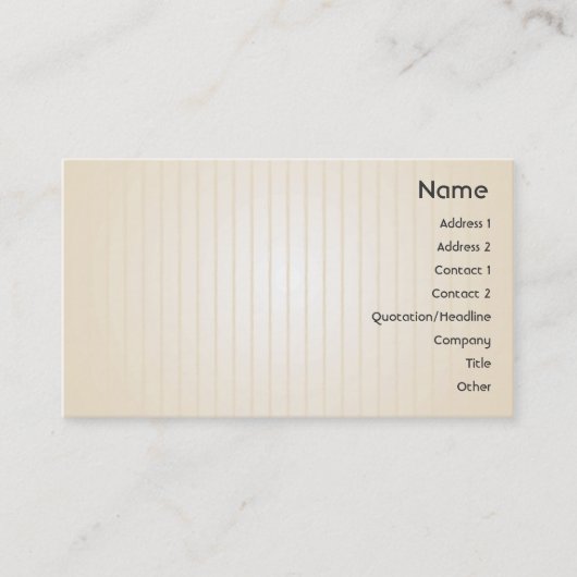 黄線-ビジネス 名刺 (正面)