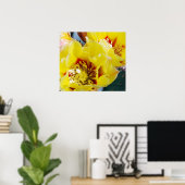 黄色いとげのあるナシ ポスター (ホームオフィス)