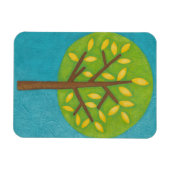 黄色いと緑の木by Chariklia Zarris マグネット (横)