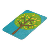 黄色いと緑の木by Chariklia Zarris マグネット (左側)