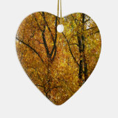 黄色いの枝が明るい秋カラフル セラミックオーナメント (右)