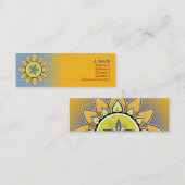 黄色いはすプロフィールカード スキニー名刺 (正面/裏面)