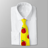 黄色いりんごパターン ネクタイ (タイ)