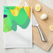 黄色いれんがの道 キッチンタオル (四つ折り)