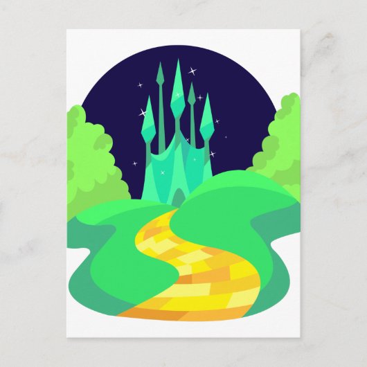 黄色いれんがの道 ポストカード (正面)