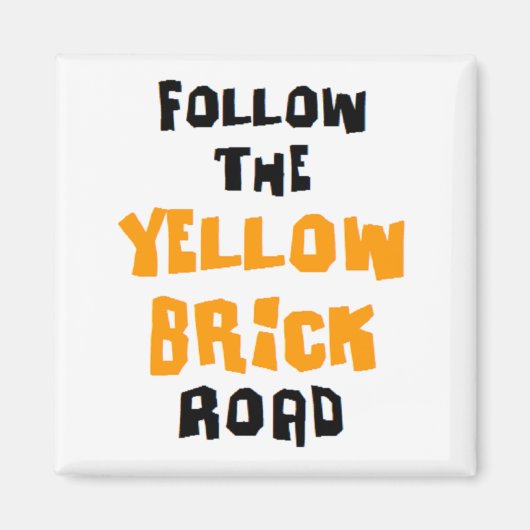 黄色いれんがの道 マグネット (正面)