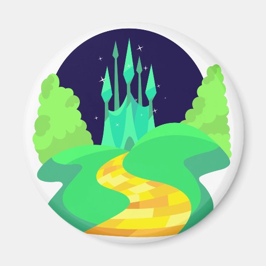 黄色いれんがの道 マグネット (正面)