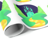 黄色いれんがの道 ラッピングペーパー (ロールコーナー)