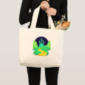 黄色いれんがの道 ラージトートバッグ (正面(商品))