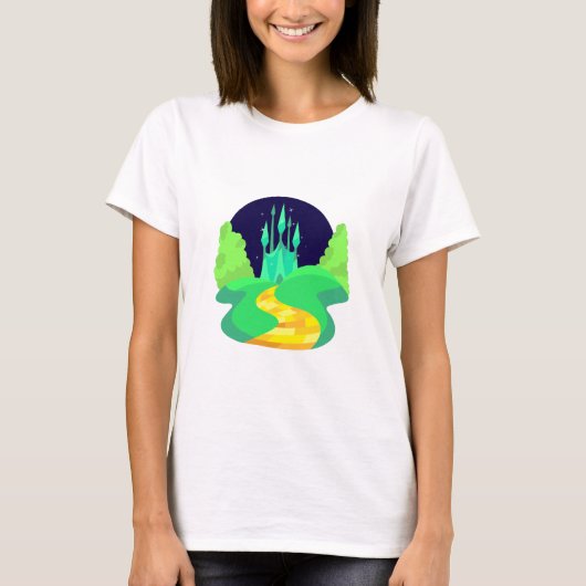 黄色いれんがの道 Tシャツ (正面)